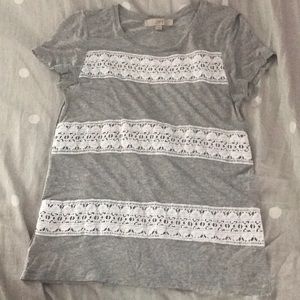 Loft lace t-shirt
